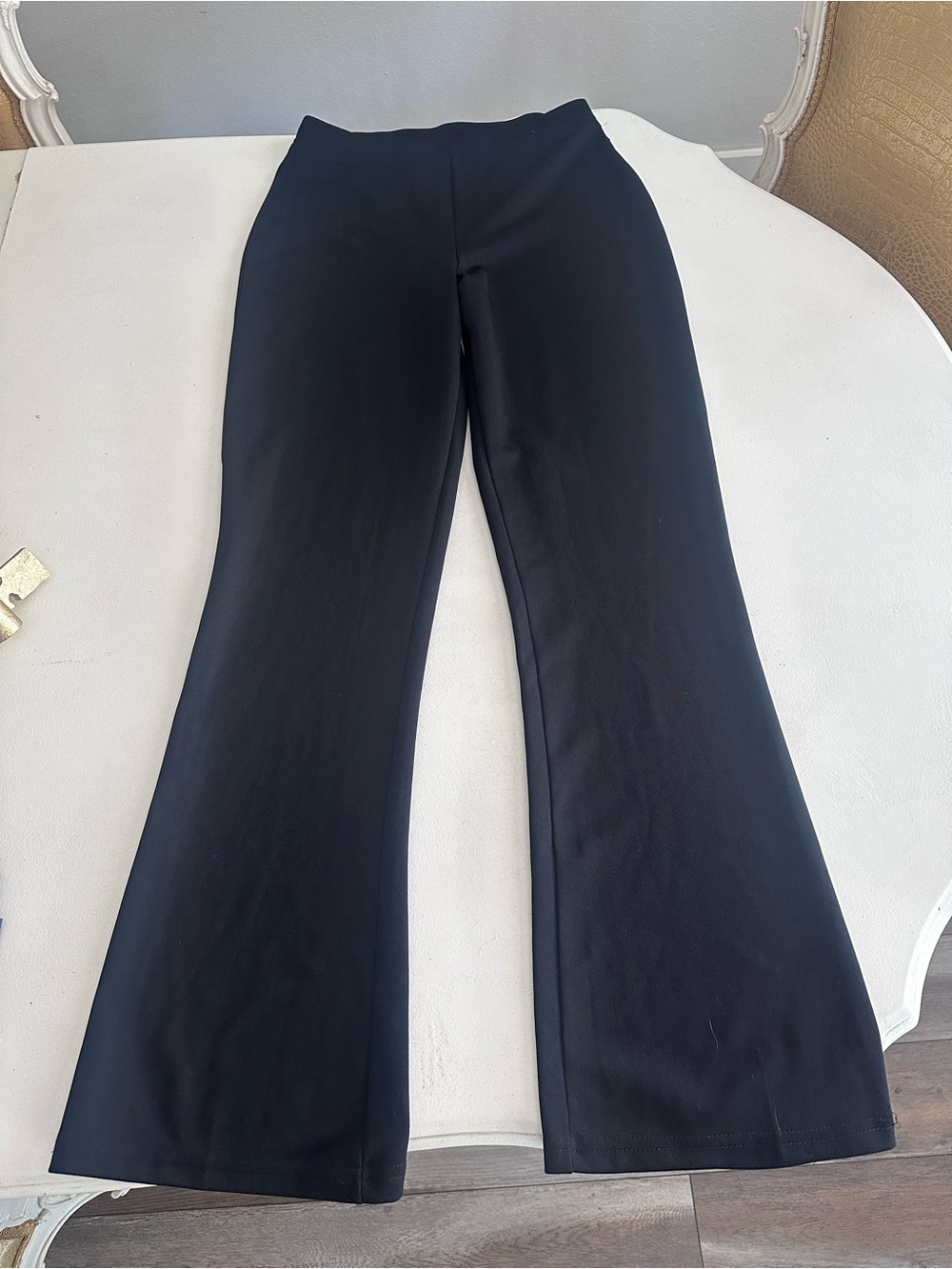 VTG 90s Joe Benbasset Black Flare Pants Medium High Rise Stretch Made in USA